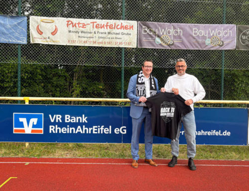 VR Bank RheinAhrEifel weiter Sponsor des VfB 1920 Linz e. V.